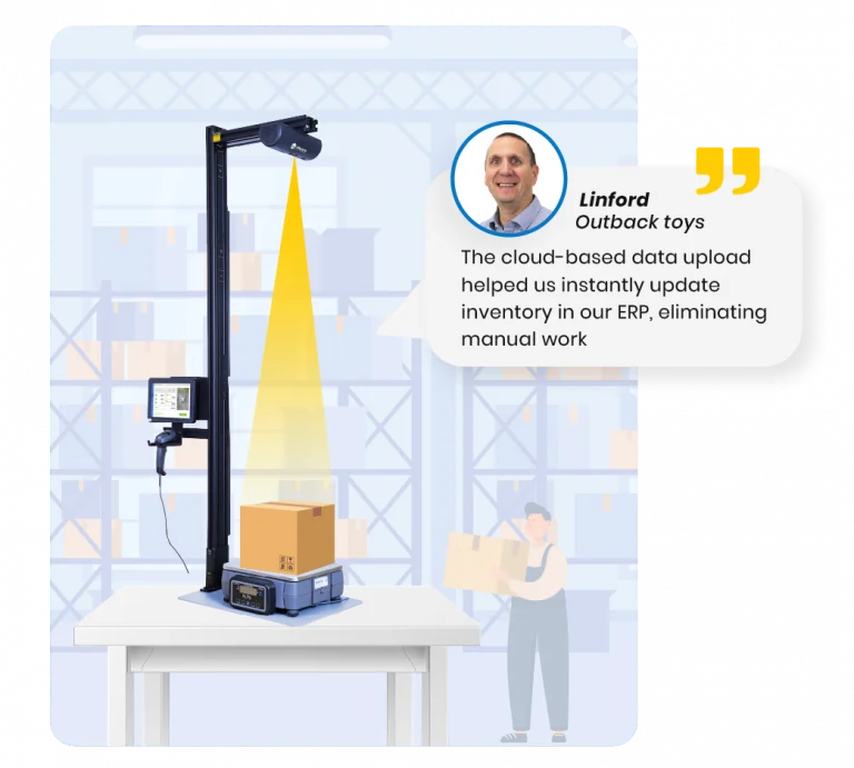 Parcel dimensioner