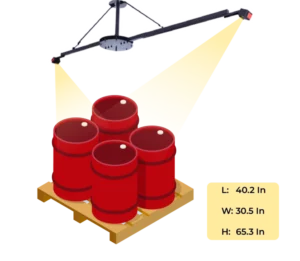 Pallet with Barrels